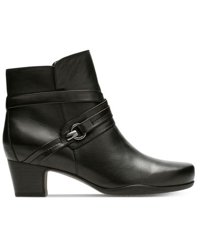 macys clarks booties