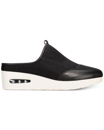 DKNY Allegra Mule Wedge Sneakers, Created For Macy's in Black - Lyst