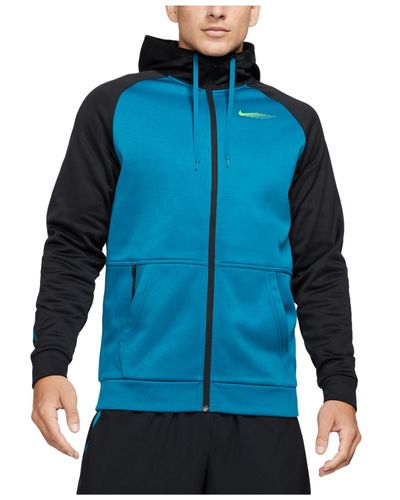 Nike Synthetic Sport Clash Full-zip Training Hoodie in Green for Men - Lyst
