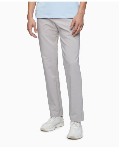calvin klein men's move 365 skinny fit tech chinos