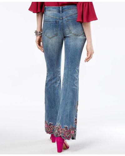 macys embroidered jeans