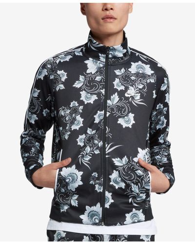 Nike Synthetic Russian-floral Inspired Track Jacket in White for Men - Lyst