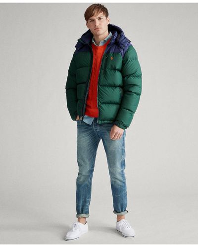 ralph lauren green down jacket