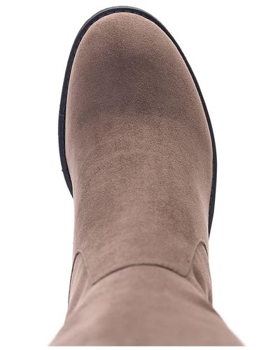 Style & Co. Hayley Wide-calf Over-the-knee Zip Boots, Created For Macy's in  Brown - Lyst
