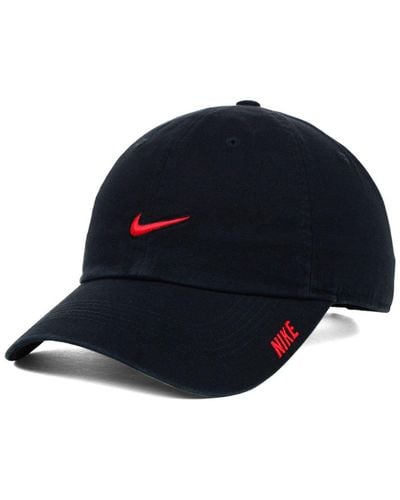 red nike dad hat