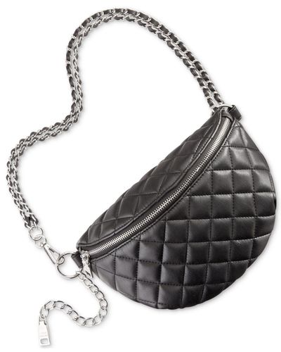 steve madden fanny pack black