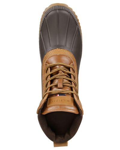 hilfiger duck boots mens