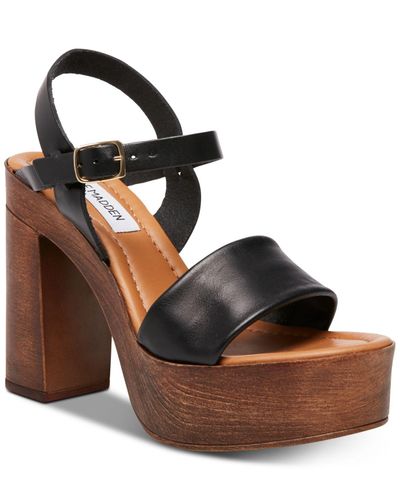 steve madden wooden sandals