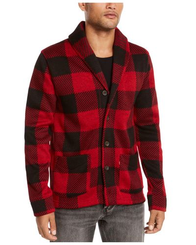 men's buffalo plaid pullover