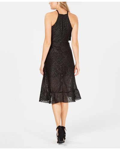 kensie ruffled popover dress