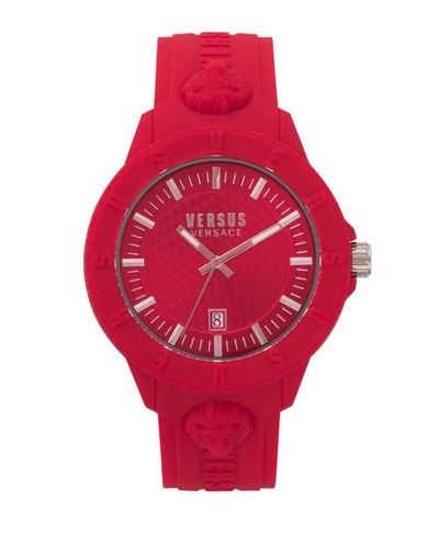 versace watch red