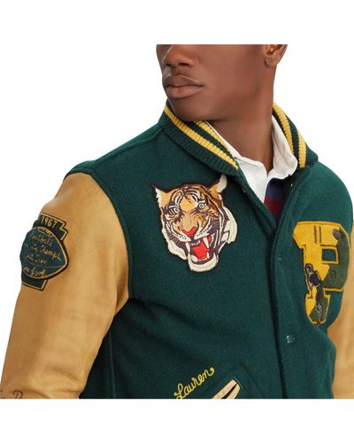 polo tiger varsity jacket