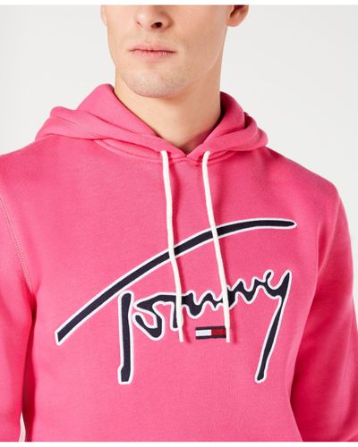 tommy signature hoodie