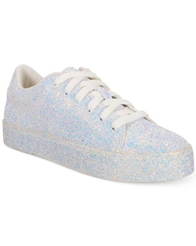 ALDO Eltivia Glitter Sneakers in White Glitter (White) - Lyst