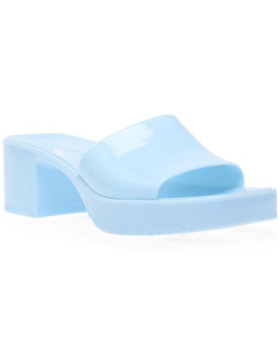 steve madden jelly block heel sandals