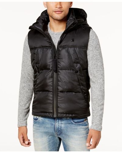 mens hooded vest jacket
