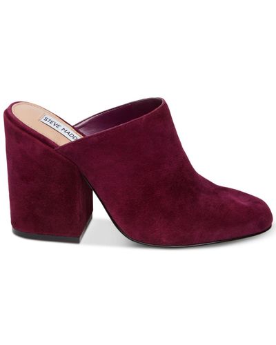 steve madden mule block heel