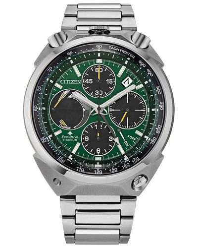 Citizen Chronograph Eco-drive Promaster Tsuno Racer Stainless Steel Bracelet Watch 43mm in