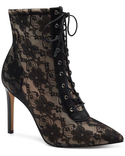 macys womens black booties