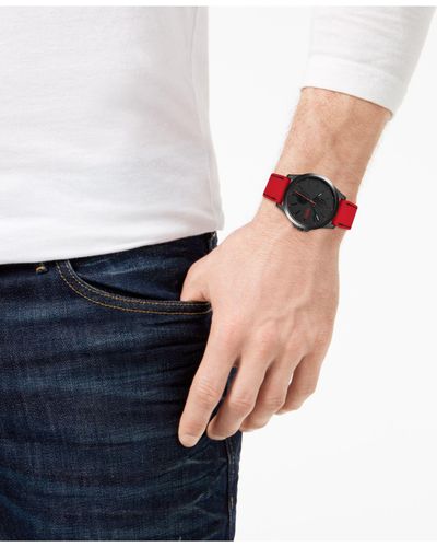 hugo jump watch red