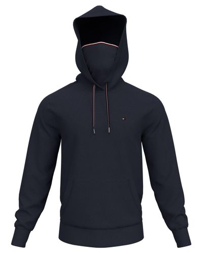 tommy hilfiger men's gaiter turtleneck hoodie
