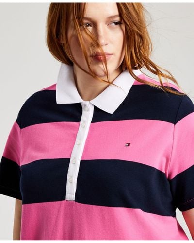 tommy hilfiger plus size polo shirts