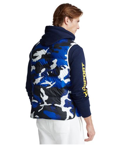polo ralph lauren men's reversible down vest
