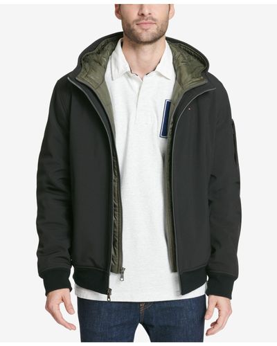 tommy hilfiger softshell bomber jacket