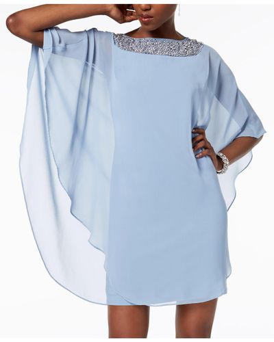 chiffon cape overlay