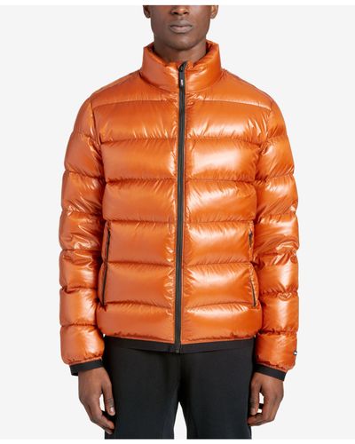 dkny orange jacket