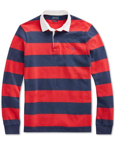 ralph lauren red rugby shirt
