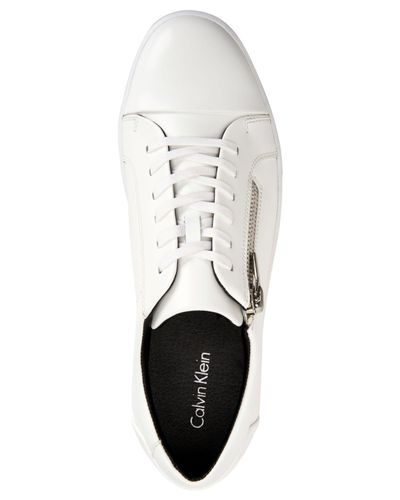 calvin klein ibrahim leather sneaker