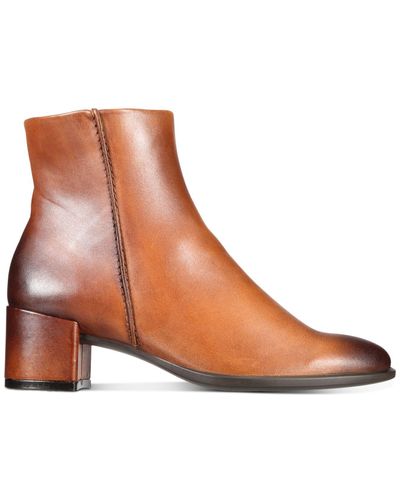 ecco shape 35 block ankle boot