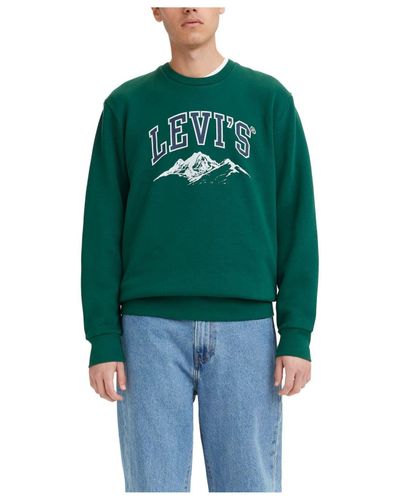 forest green crewneck mens
