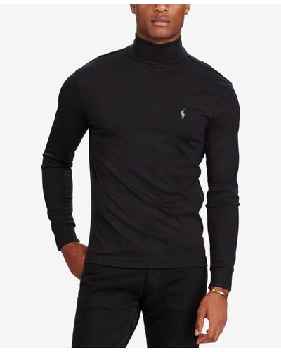 ralph lauren soft cotton turtleneck