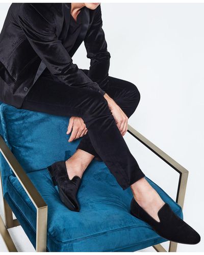 Laight Velvet Loafers in Black for Men 