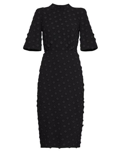 bcbg jacquard midi dress