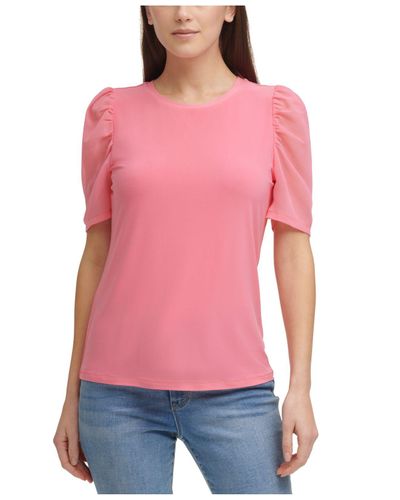 dkny pink shirt