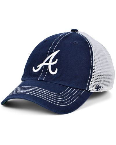 atlanta braves 47 trucker hat