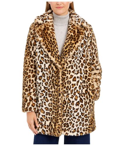 leopard coat petite