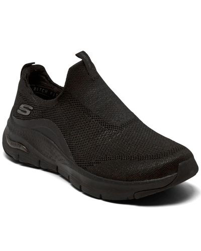 Skechers Synthetic Arch Fit - Keep It Up Arch Support Slip-on Walking ...
