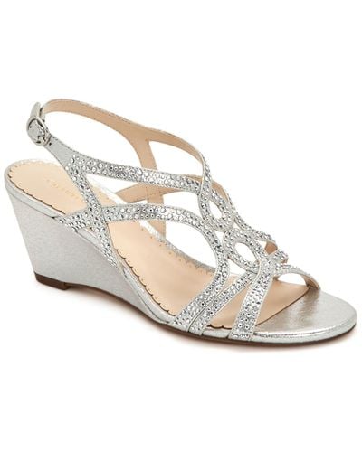 Charter Club Kelsah Wedge Sandals, Created For Macy's in Silver ...