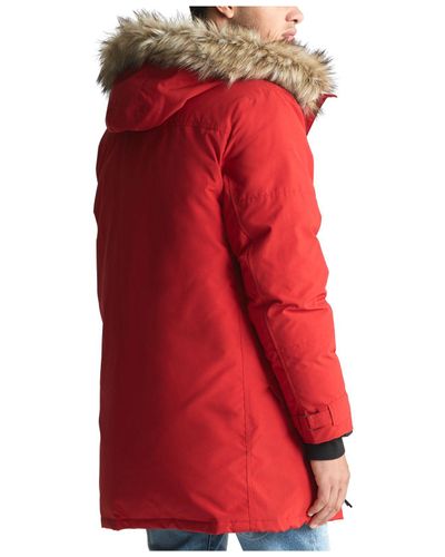 polo ralph lauren annex faux fur trimmed down parka