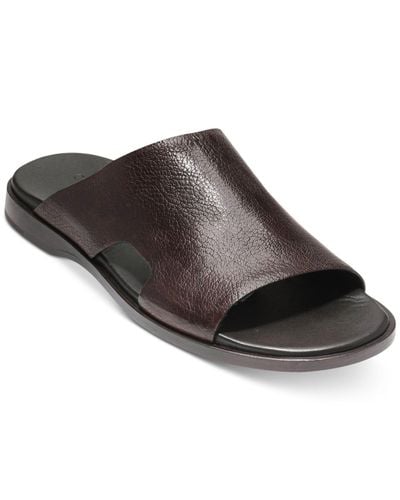 Cole Haan Leather Goldwyn Dress Slide Sandals for Men - Lyst