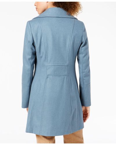 sky blue peacoat