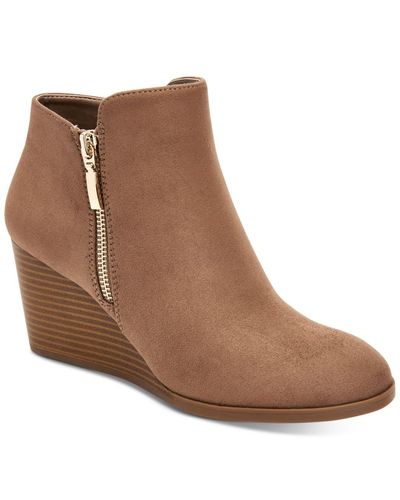 macys wedge booties