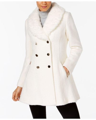 guess skirted coat