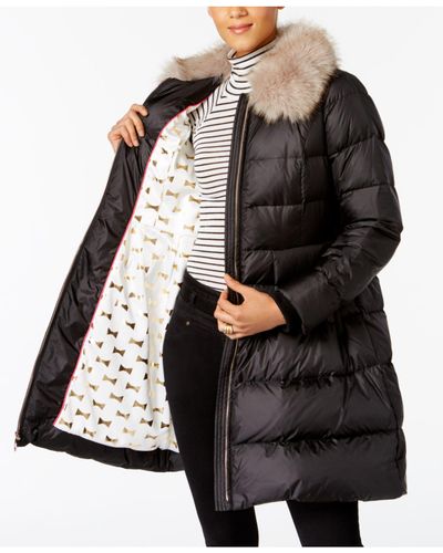 skirted down coat