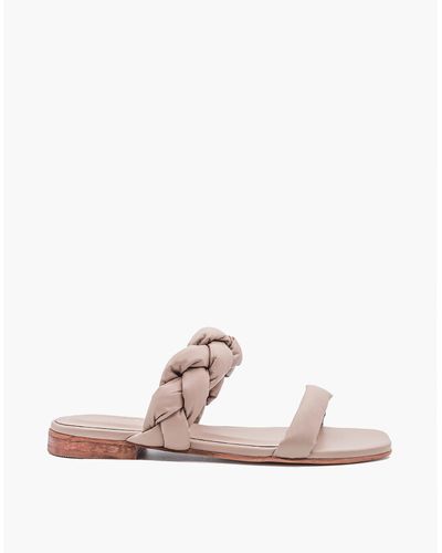 kaanas binjai double braid leather heel