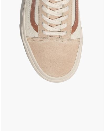 Madewell Suede X Vans® Unisex Old Skool Lace-up Sneakers In Camel Colorblock  in Natural - Lyst